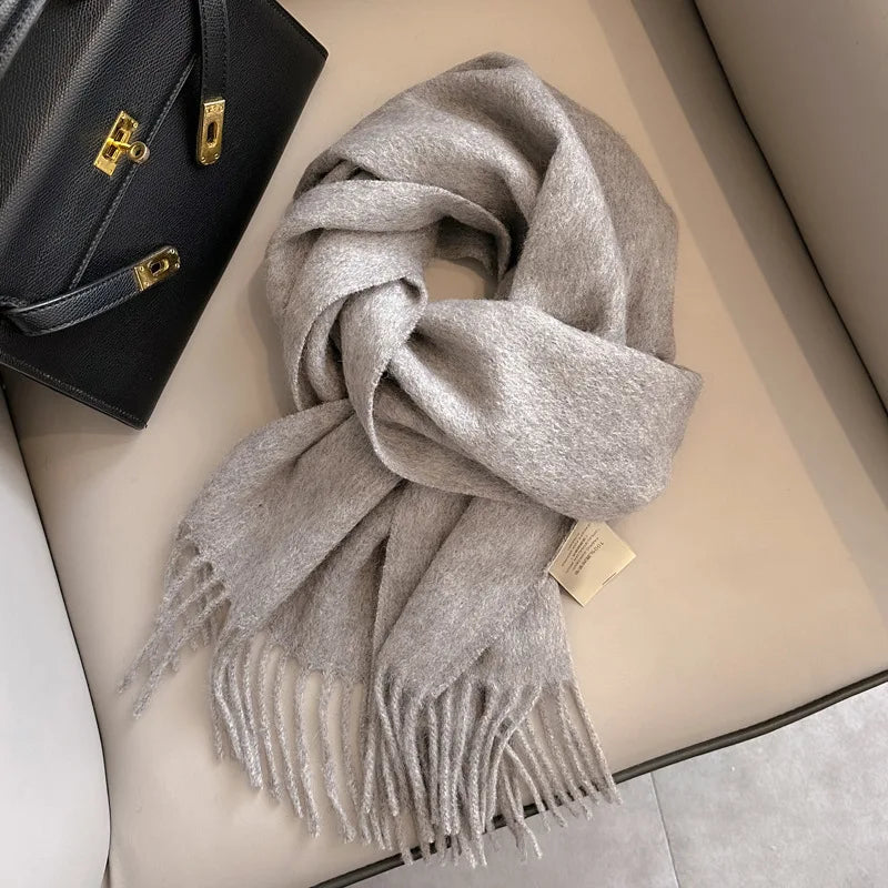 100% Wool Winter Scarf — Soft, Warm & Timeless Cold-Weather Essential