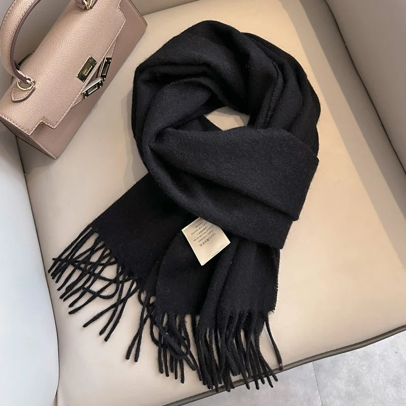 100% Wool Winter Scarf — Soft, Warm & Timeless Cold-Weather Essential