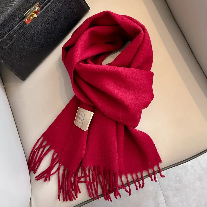 100% Wool Winter Scarf — Soft, Warm & Timeless Cold-Weather Essential