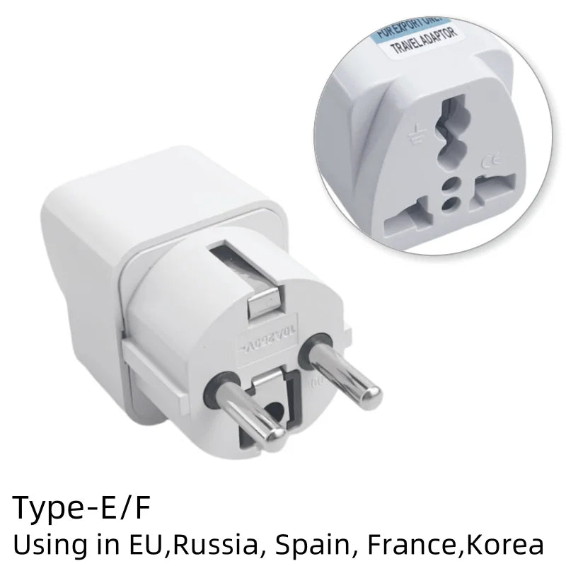 Universal AU UK US EU Plug Adapter - Multi-Region Travel Power Converter
