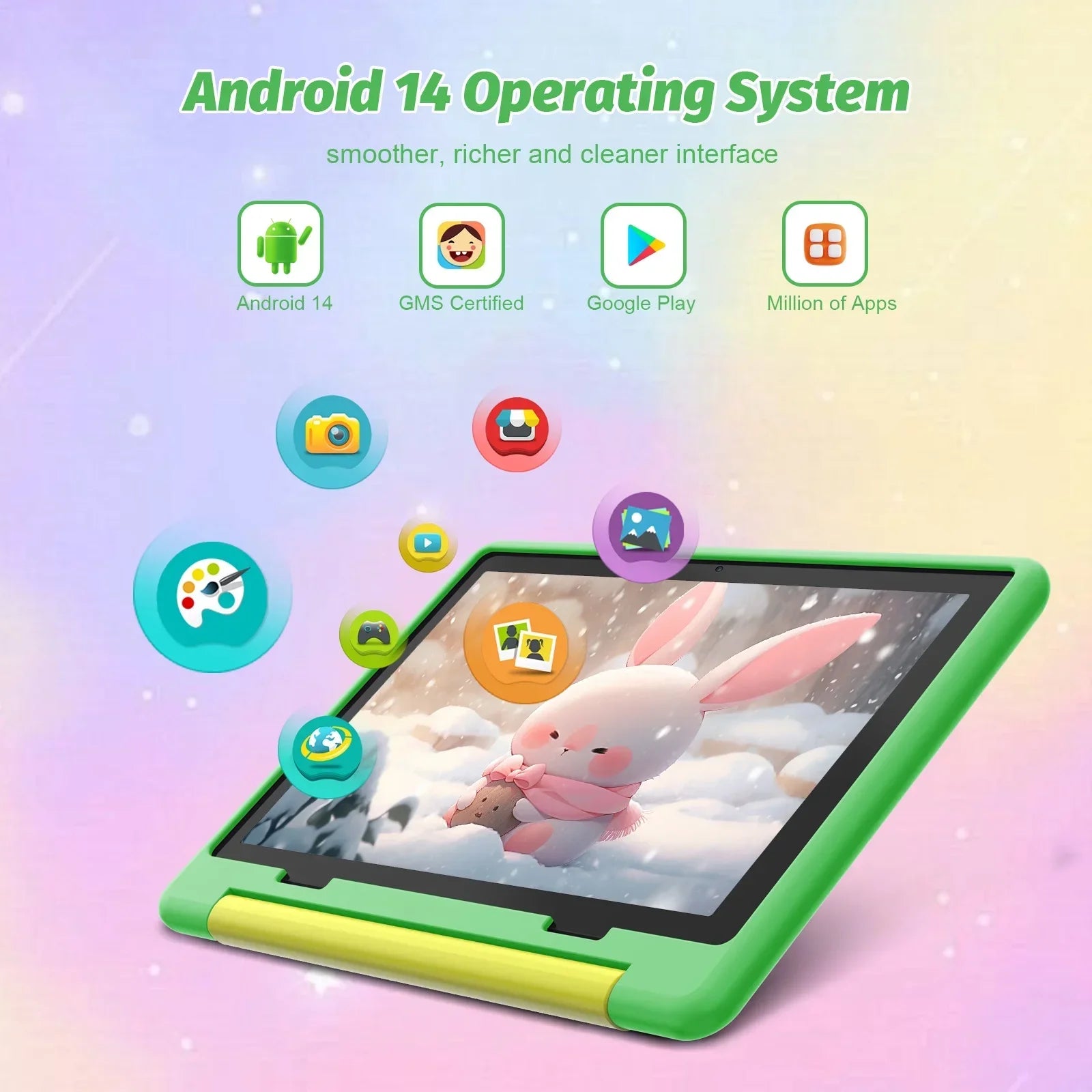 10-Inch Learning Tablet — High-Speed Octa-Core | 14GB RAM | 128GB Storage | Eye-Care HD Display