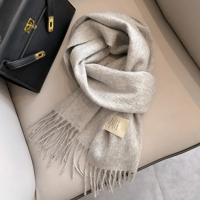 100% Wool Winter Scarf — Soft, Warm & Timeless Cold-Weather Essential