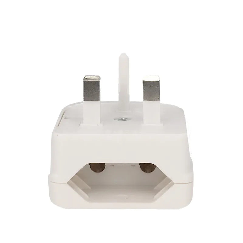 Euro EU → UK Plug Adapter (Travel Converter)
