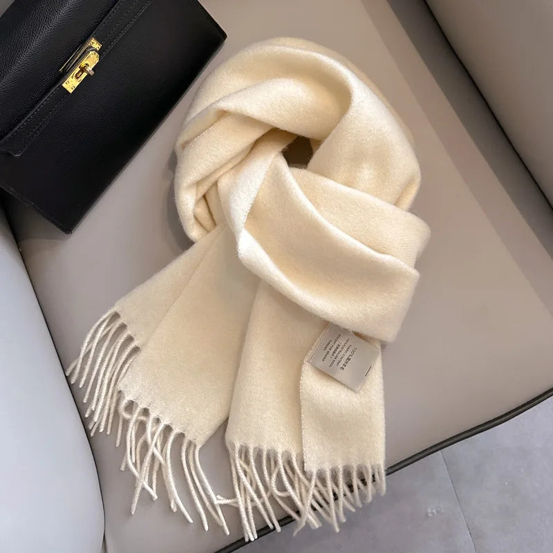 100% Wool Winter Scarf — Soft, Warm & Timeless Cold-Weather Essential