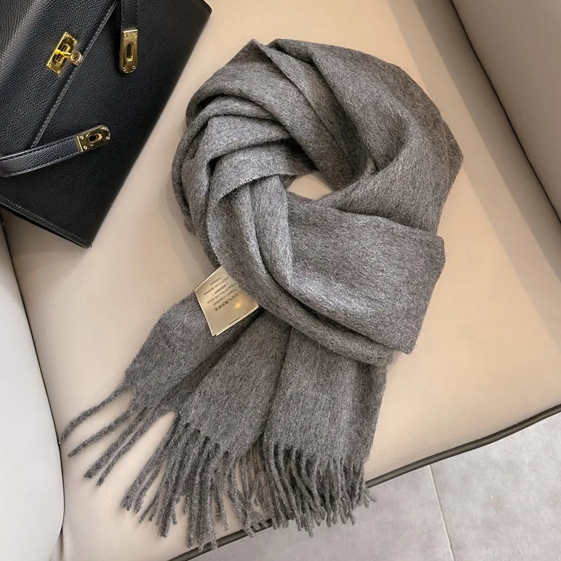 100% Wool Winter Scarf — Soft, Warm & Timeless Cold-Weather Essential