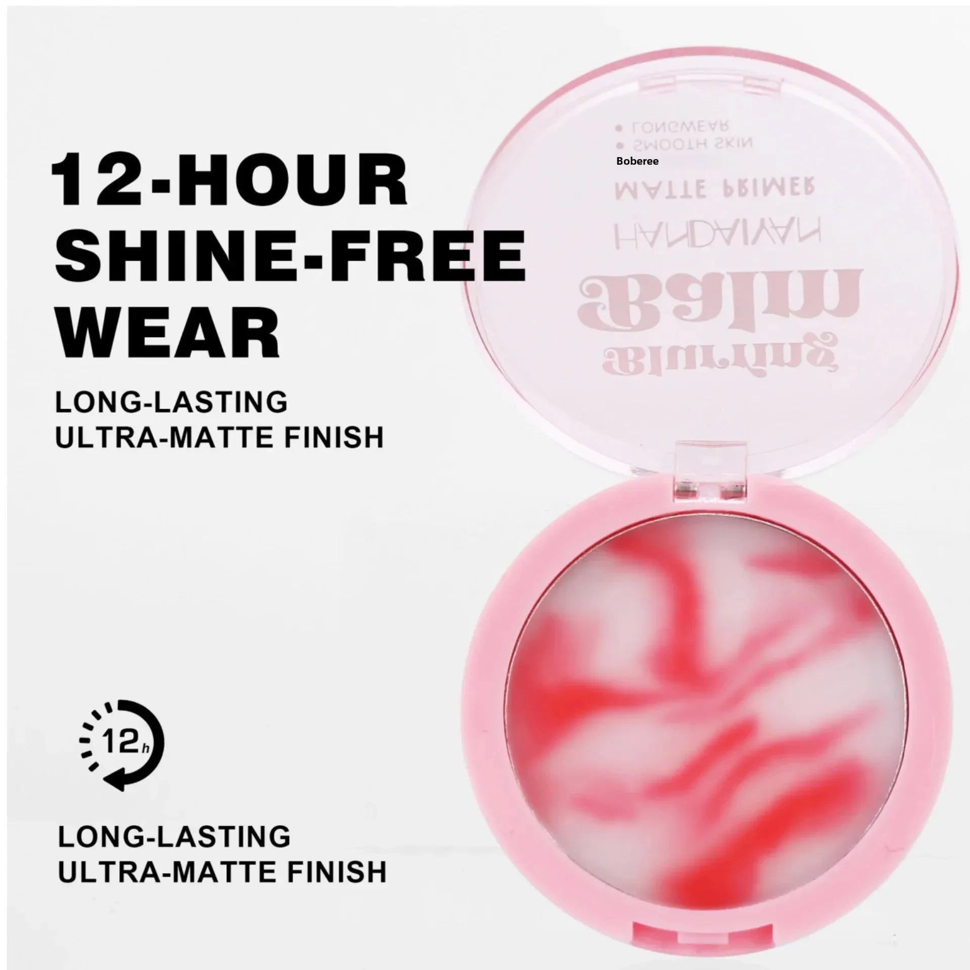 Soft-Blur No-Powder Matte Setting Balm — Shine-Control with Puff