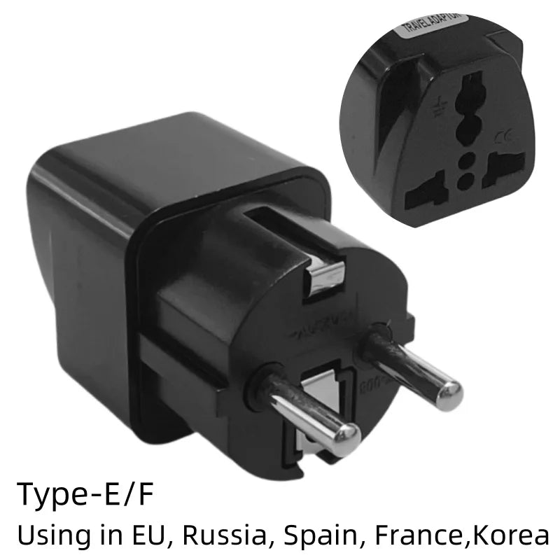 Universal AU UK US EU Plug Adapter - Multi-Region Travel Power Converter