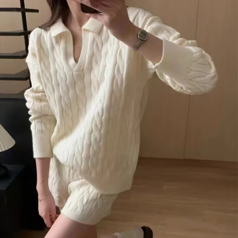 Cosy Knit Lounge Two-Piece Set