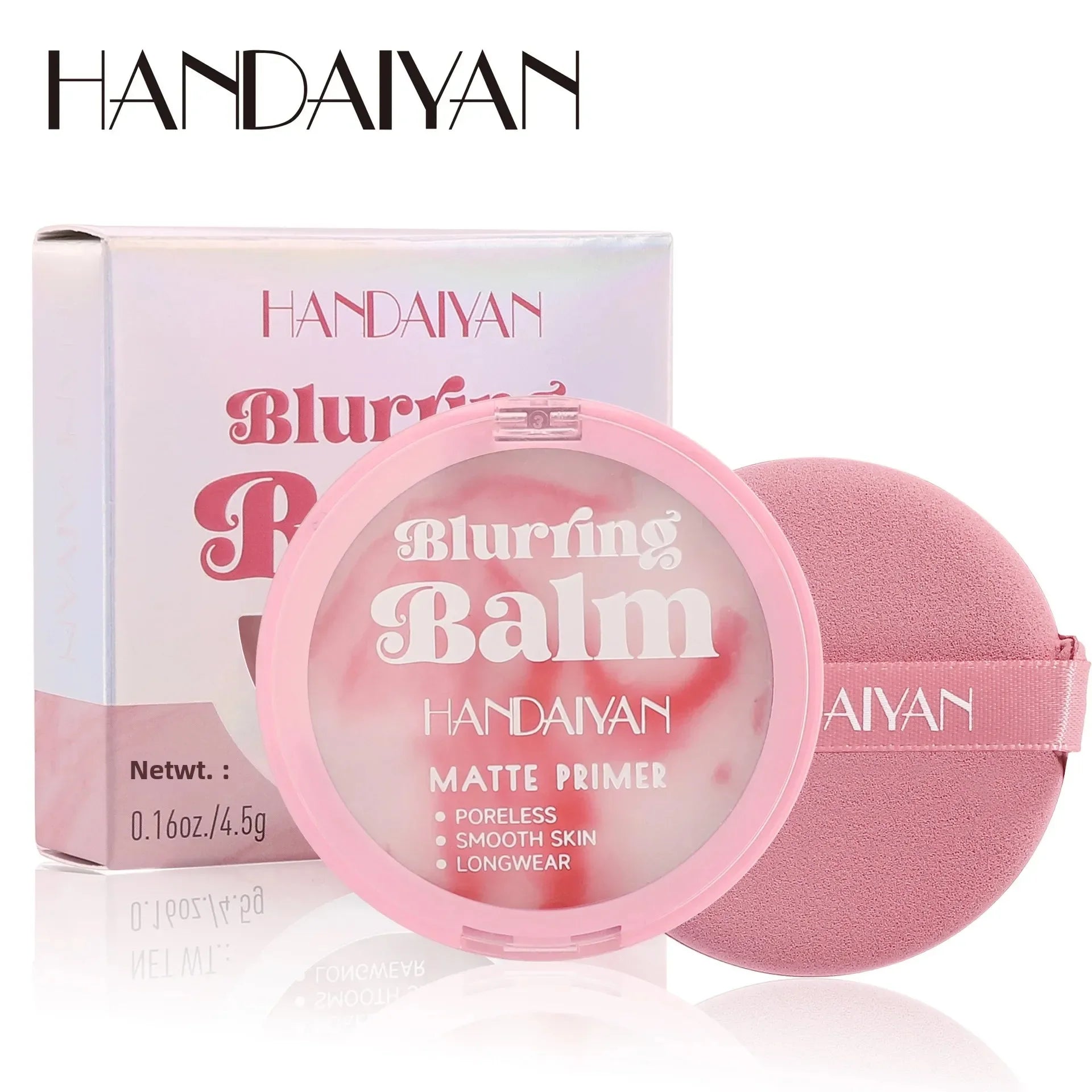 Soft-Blur No-Powder Matte Setting Balm — Shine-Control with Puff