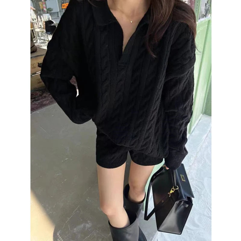 Cosy Knit Lounge Two-Piece Set