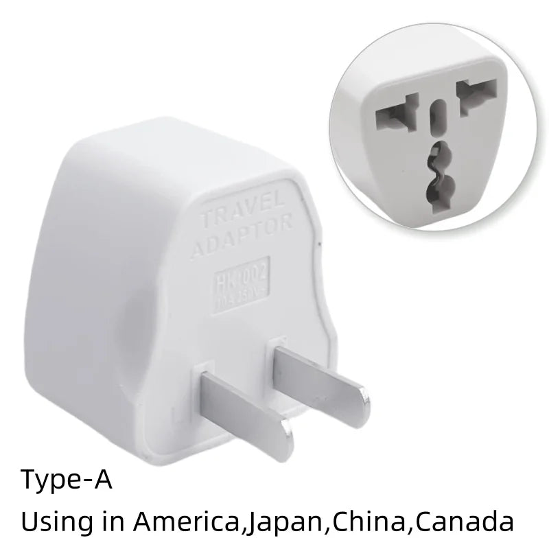 Universal AU UK US EU Plug Adapter - Multi-Region Travel Power Converter