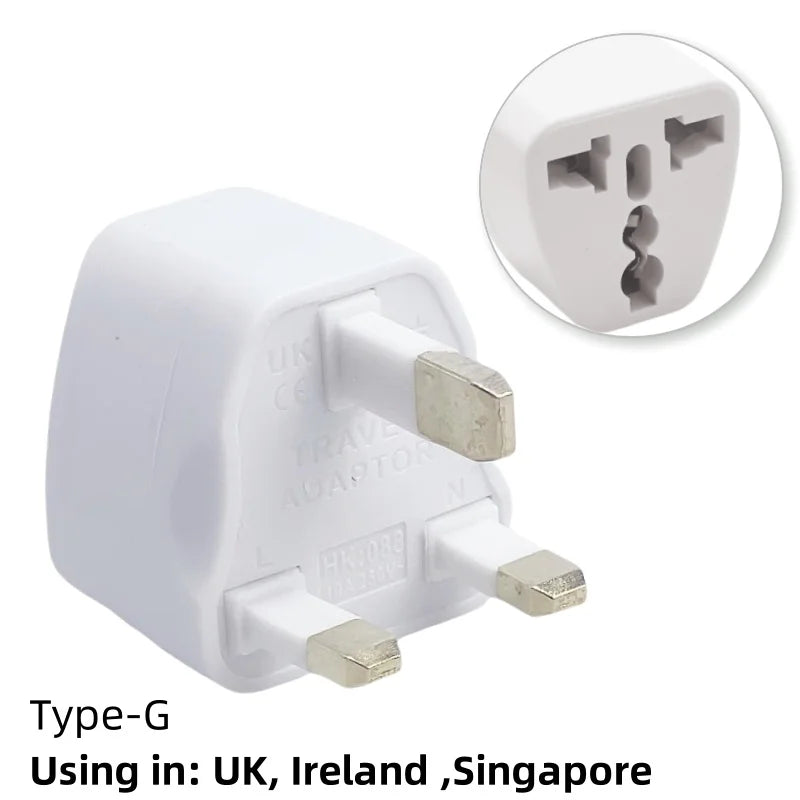 Universal AU UK US EU Plug Adapter - Multi-Region Travel Power Converter