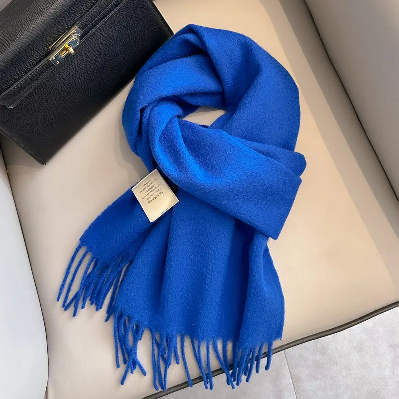 100% Wool Winter Scarf — Soft, Warm & Timeless Cold-Weather Essential