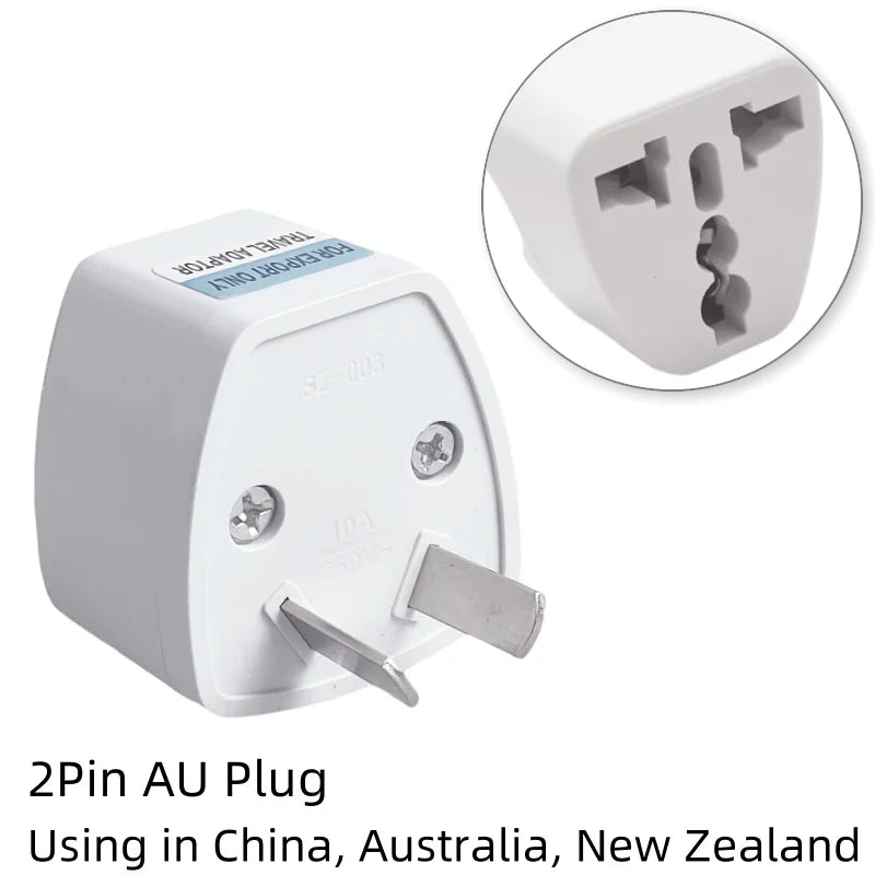 Universal AU UK US EU Plug Adapter - Multi-Region Travel Power Converter