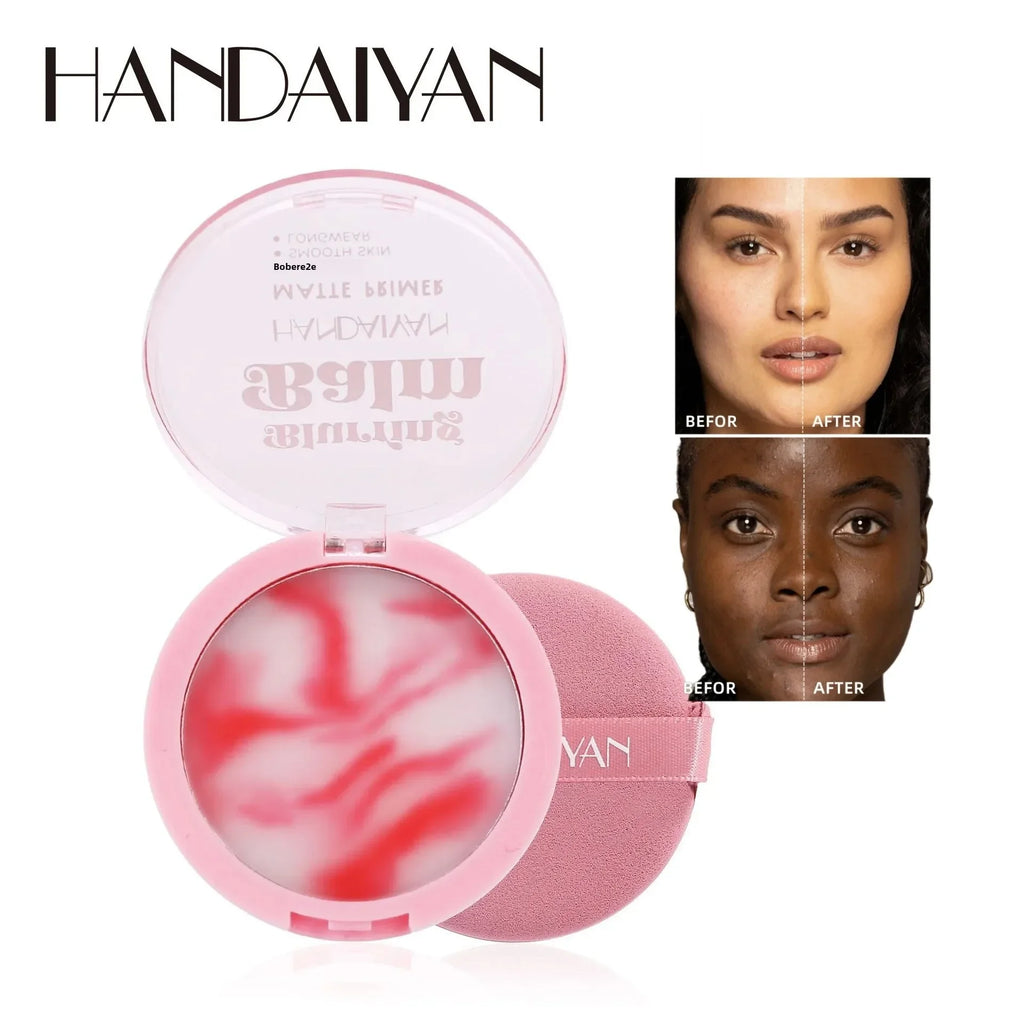 Soft-Blur No-Powder Matte Setting Balm — Shine-Control with Puff