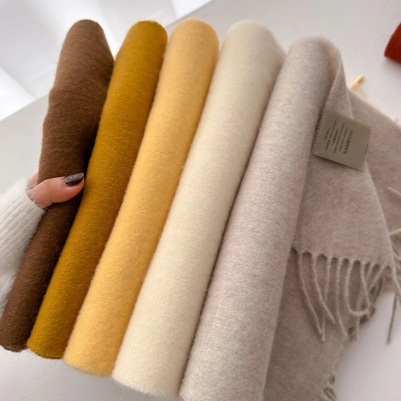 100% Wool Winter Scarf — Soft, Warm & Timeless Cold-Weather Essential