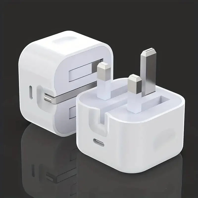 UK USB-C Fast Charger (25W) – Quick Charge Wall Adapter