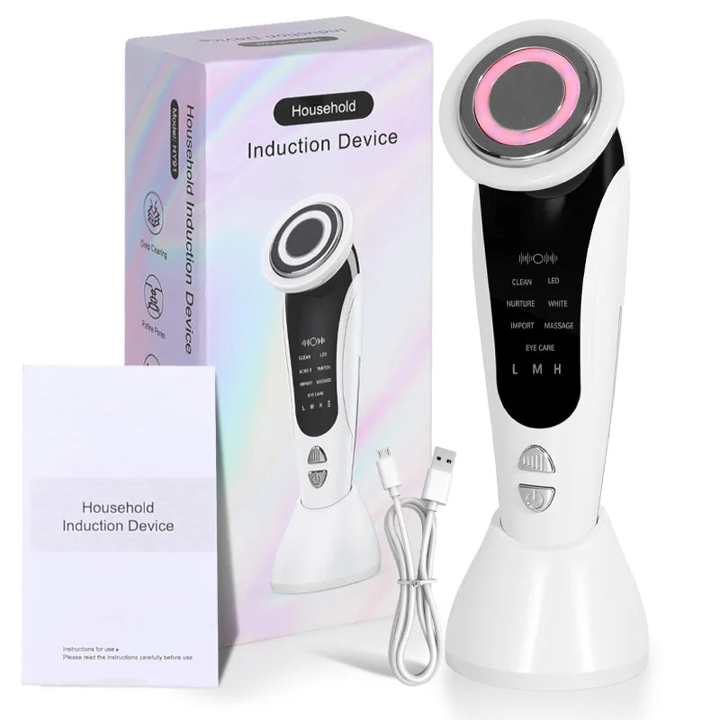 LED Microcurrent GlowLift Device – 7-Mode Facial Rejuvenation Tool